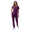 Women’s Sweetheart V-neck Scrub Top P4210 Eggplant