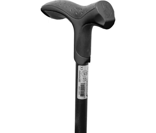 Walking stick SOFT STEP, black