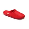 Orthopedic leather closed slippers Dr. Luigi, red
