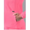 Куртка на молнии A6200 розовая