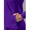 Куртка на молнии A6200 фиолетовая (виноградная)