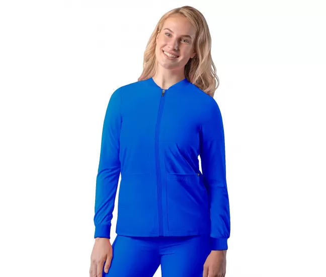 Куртка на молнии A6200 королевский синий