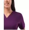 Medicīniskā blūze P4212 violeta (baklažānu)