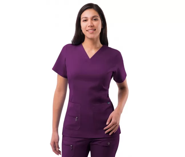 Medicīniskā blūze P4212 violeta (baklažānu)