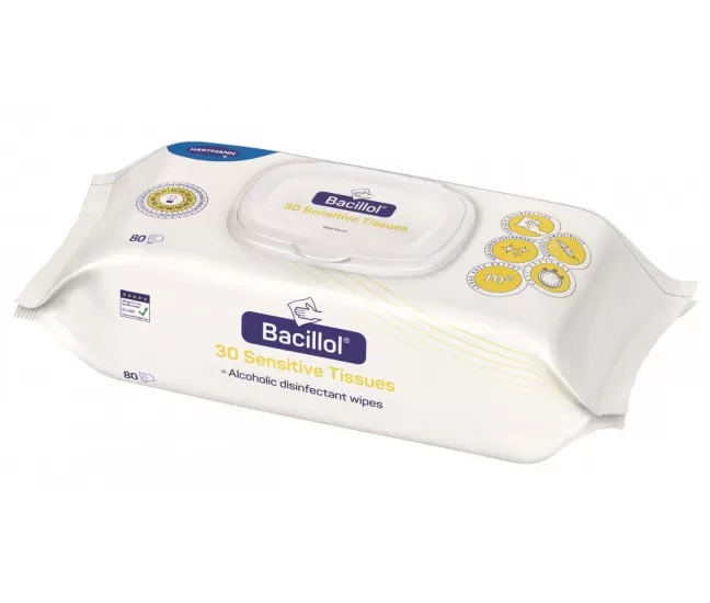 Bacillol 30 Sensitive Tissues, 80 pcs.