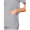 Unisex Drawstring Scrub Set 701 Silver Gray Unisex Drawstring Scrub Set 701 Silver Gray