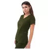 Women’s Sweetheart V-neck Scrub Top P4210 Olive
