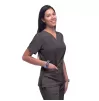 Women's Elevated V-neck Scrub Top P4212 Pewter