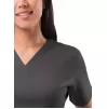 Women's Elevated V-neck Scrub Top P4212 Pewter