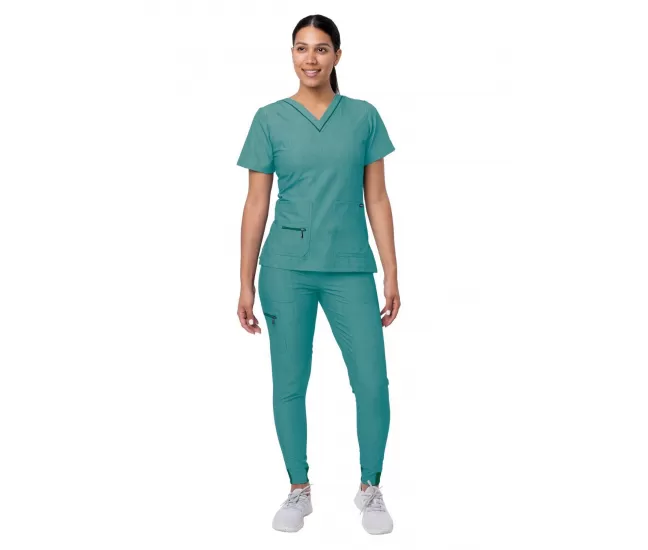 Women's Flawless Plus Scrub Set P9600 Heather Hunter