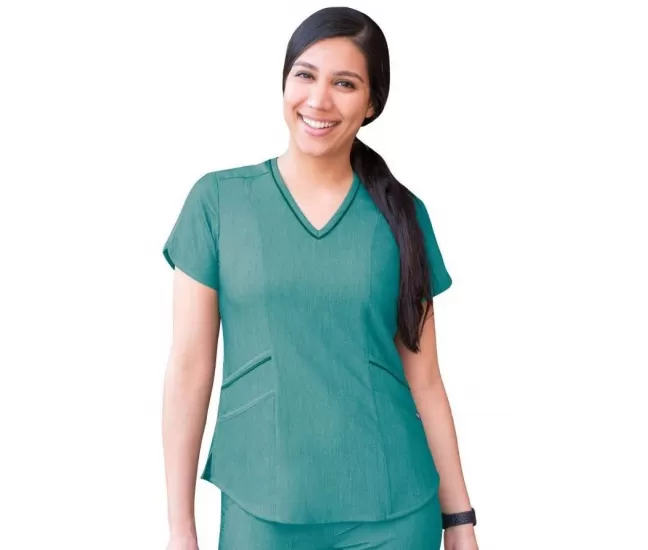 Medicīnas blūze P7002 Viršu zaļa