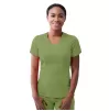 Women's Modern V-Neck Scrub Top P7002 Spring Leaf