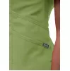 Women's Modern V-Neck Scrub Top P7002 Spring Leaf
