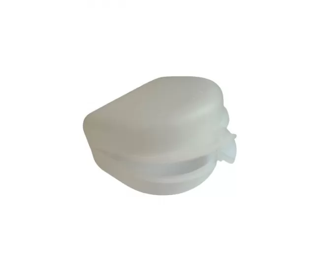 Orthodontic box, large, white, 4 x 7,9 x 8 cm