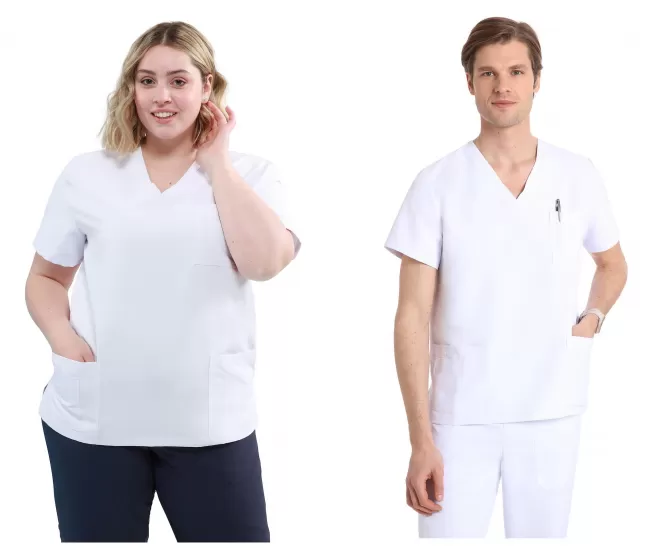 Medical top SMART unisex, white