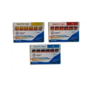 Gutta Percha Points, F1~F5, 60 pcs.