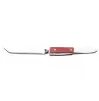 Lab tweezer curved, wood inserts, 16 cm