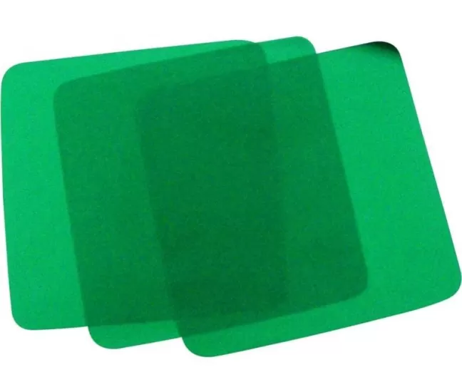 Rubber dam green 15 x 15 cm, 36 pcs.