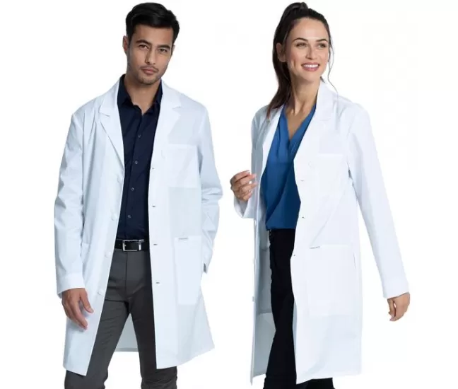 Unisex Lab Coat CKE460 in White