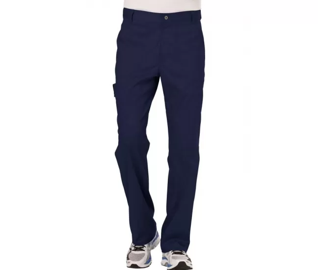 Men's Mid Rise Tapered Leg Pant WWE140 in Navy