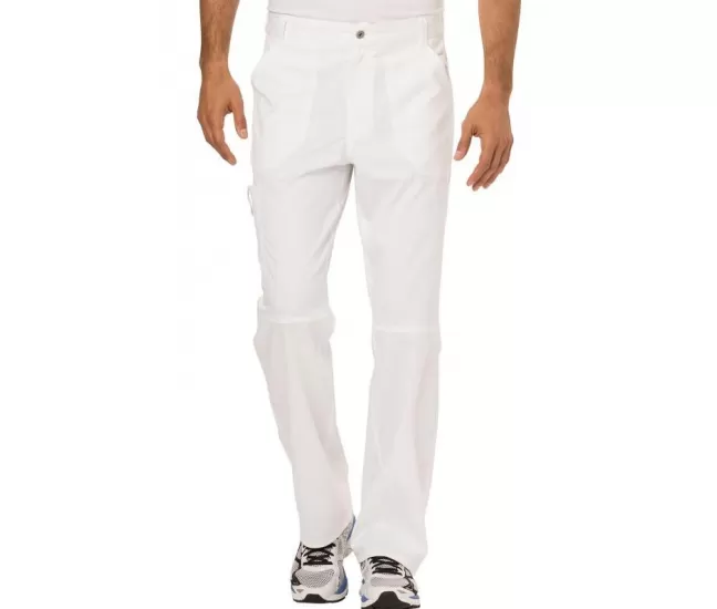 Men's Mid Rise Tapered Leg Pant WWE140 in White