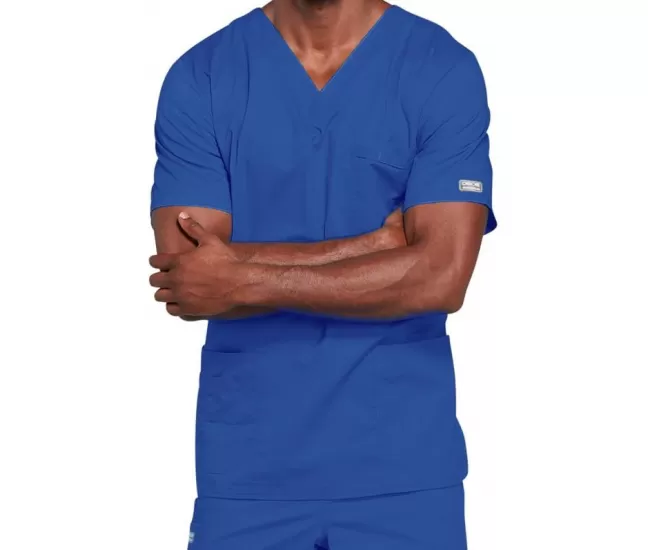 Unisex V-Neck Top WWE4725 in Royal