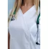 Медицинская блузка WWE610 белая