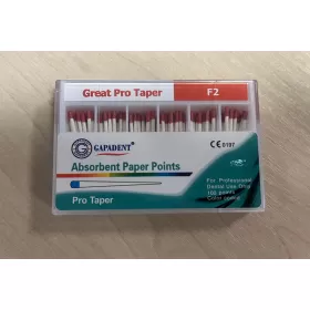 Absorbent paper points F1-F5, 100 pcs.