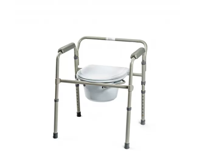 Collapsible toilet chair
