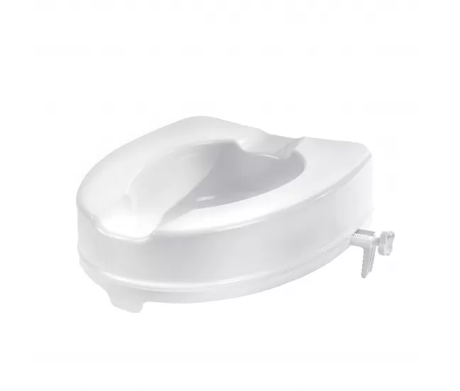 Raised toilet seat, height 10 cm