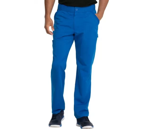 Men's Mid Rise Straight Leg Pant DKE220 in Royal