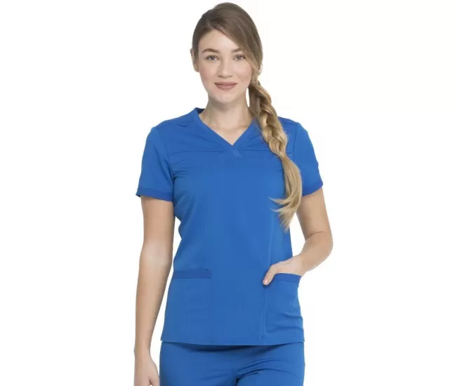 Медицинская блузка DKE870 королевский синий
