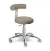 Chair with wheels, backrest and footrest 1283GDent