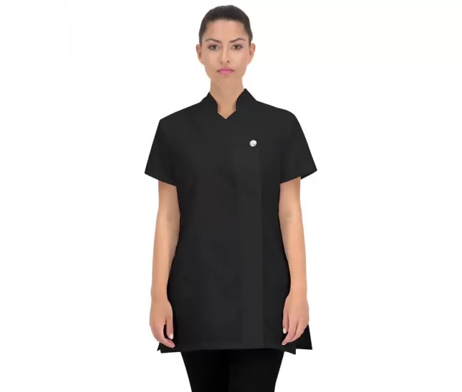 Medicīniskā sieviešu tunika MARCELLA, melna