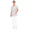 Scrub top BAMBINA, White Unicorns