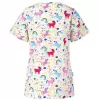Scrub top BAMBINA, White Unicorns Scrub top BAMBINA, White Unicorns