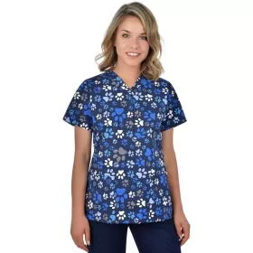 Scrub top BAMBINA, Navy Paws Scrub top BAMBINA, Navy Paws