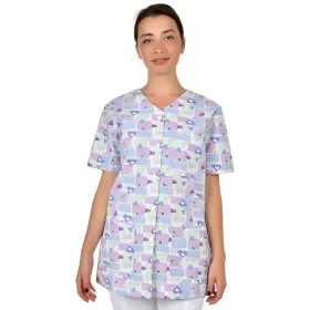 Scrub top CARINA Purple Hearts and Ribbons Scrub top CARINA Purple Hearts and Ribbons
