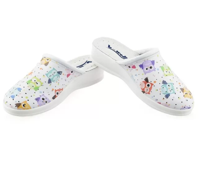 Darba koka tupeles AERIAL Lady, baltas ar pūcēm