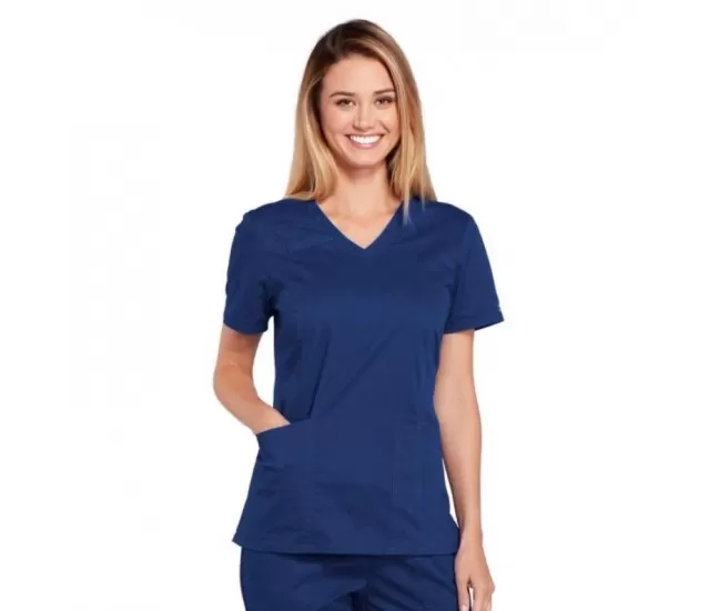 Scrub top CORE STRETCH WWE4710 in Navy