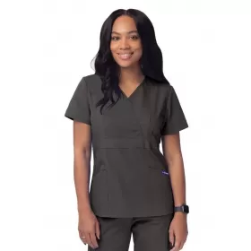 Medicīniskā blūze S8302 tumši pelēka (ogļu)