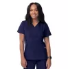 Women’s Mock Wrap Top S8302 Navy