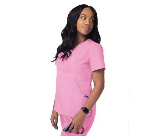 Medicīniskā blūze S8302 gaiši rozā