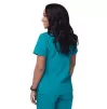 Women’s Mock Wrap Top S8302 Teal Blue