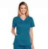 Scrub top CORE STRETCH WWE4710 in Caribbean blue
