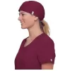 Medicīniskā cepure WWE507AB tumši sarkana (vīna)