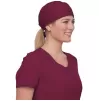 Medicīniskā cepure WWE507AB tumši sarkana (vīna)