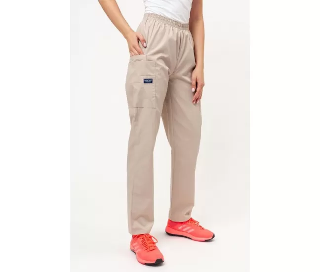 Women’s Cherokee Originals Natural Rise scrub trousers WWE4200 khaki