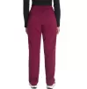 Mid Rise Tapered Leg Pull-on Pant DKE135 in Wine