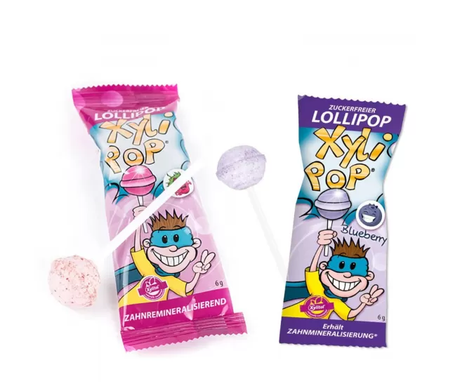 Lollipops ar ksilītu Miradent XyliPOP
